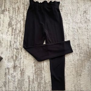 High waisted black pants size small